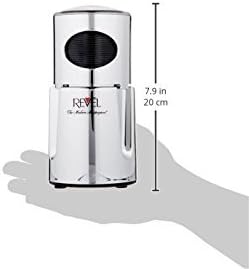 Revel CCM101CH 110-volt Wet and Dry Coffee/Spice Grinder, Chrome,MEDIUM