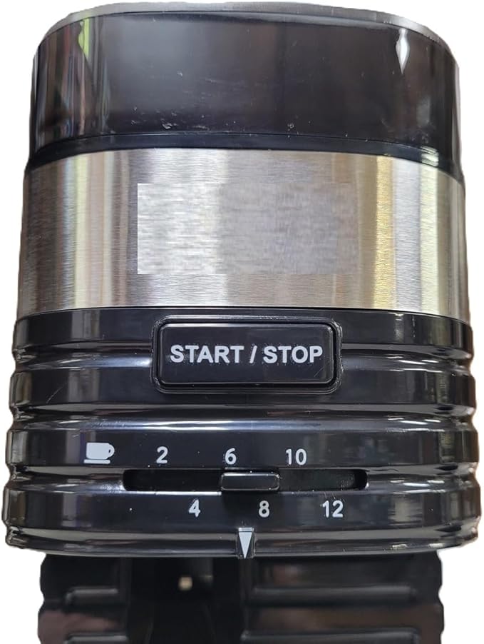 12-Cup Burr Mill Coffee Grinder, Black