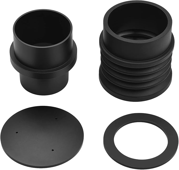 Aluminum Alloy Single Dose Hopper with Silicone Bellow Coffee Grinder Accessories Replacement for Eureka Atom Coffee Grinder