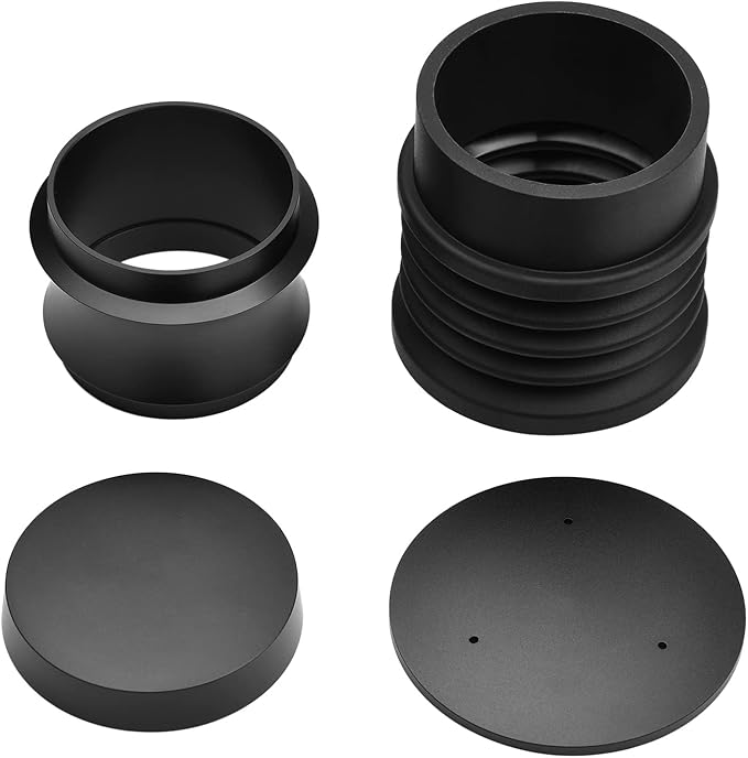 Aluminum Alloy Single Dose Hopper with Silicone Bellow Coffee Grinder Accessories Replacement for MAZZER mini Coffee Grinder