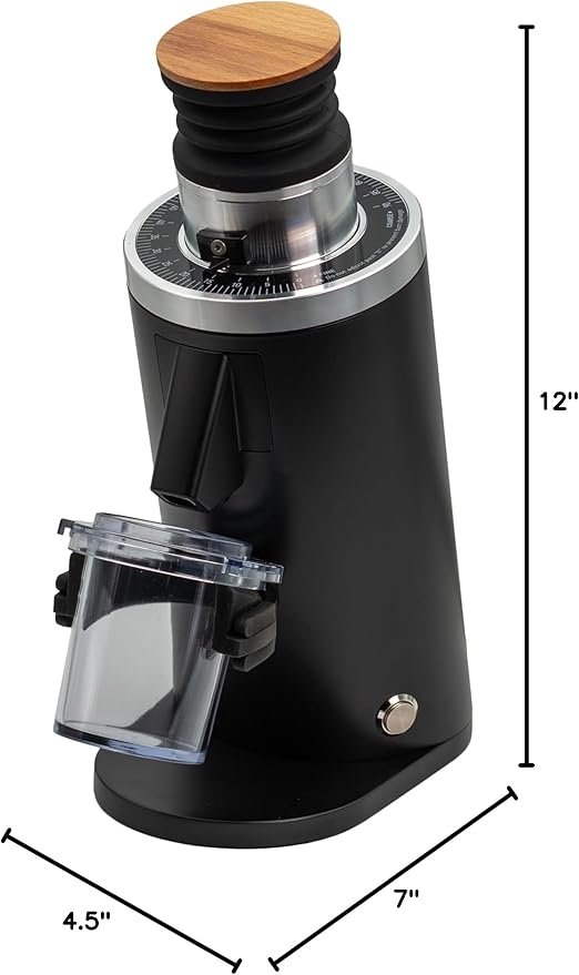 MiiCoffee DF54 Single Dose Coffee Grinder (Black)