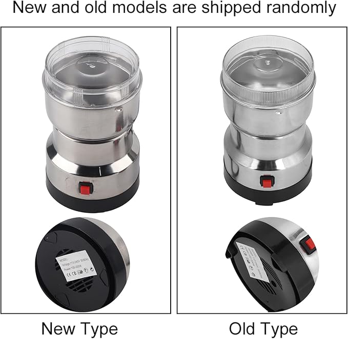 Electric Coffee Grinder Mung Bean Chinese Sesame Household Dry Grinding Machine Grindr Electric Manual Coffee Grinder for Superfine for Small for Brewing (