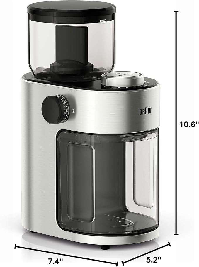 Braun KG7070 Burr Grinder, Stainless Steel