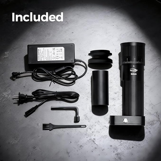 IKAPE Electric Coffee Grinder – 100 Grind Settings, 6-Star Conical Burr, Detachable & Easy to Clean, Durable Aluminum Alloy Body – Perfect for Home & Office Coffee Lovers