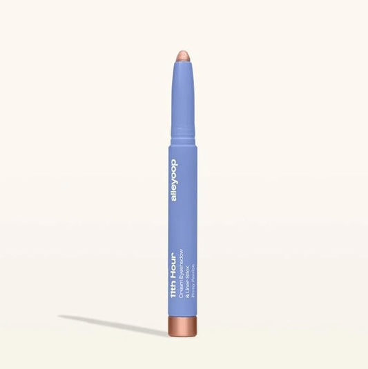ALLEYOOP 11th Hour Cream Eye Shadow Sticks - Bronze Medal (Shimmer) - Award-winning Eyeshadow Stick - Smudge-Proof and Crease Proof for Over 11 Hours - Easy-To-Apply and Compact for Travel, 0.05 Oz