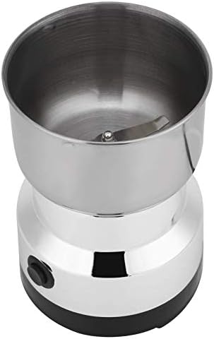 Multifunctinal Electric Coffee Grinder, Kitchen Grains Nuts Beans Spices Milling Machine Coffee Grinder with Dry Grains and Green Beans for Home (US 110V)