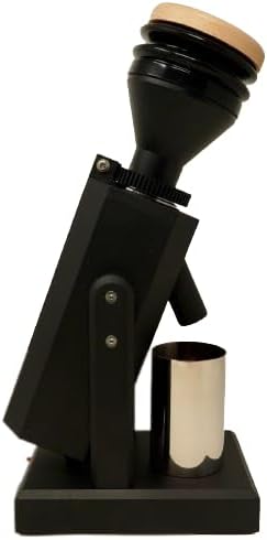 Turin SK40 Single Dose Grinder | 40mm Stainless Steel Conical Burrs, Stepless Adjustment, Tilted Base, Low Retention – Black or White (Black)