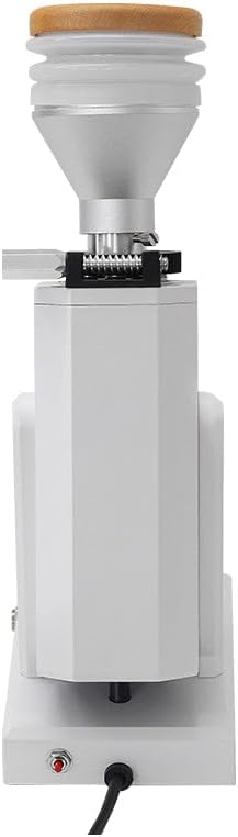 Turin SK40 Single Dose Grinder | 40mm Stainless Steel Conical Burrs, Stepless Adjustment, Tilted Base, Low Retention – Black or White (White)