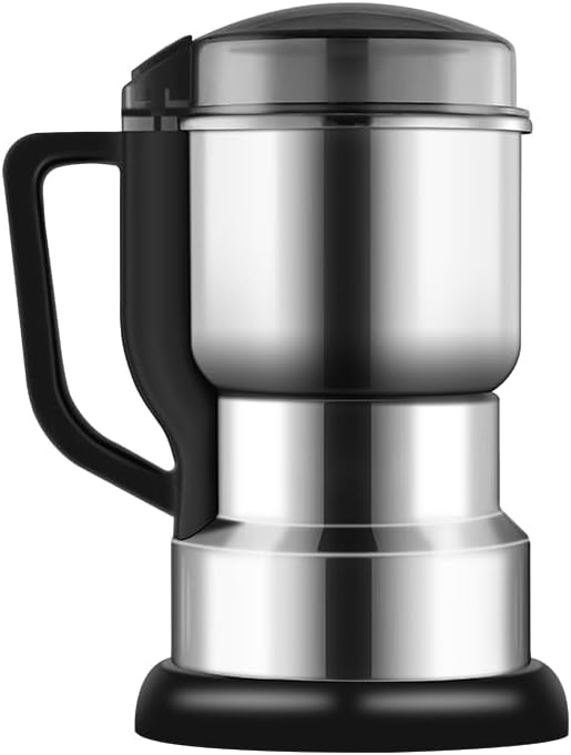 Electric Coffee Bean Grinder, 300W Motor, 8-Blade Stainless Steel, 14oz/250g Capacity, for Spices Grains Nuts, with Hand Wash Bowl