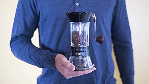 Handground Precision Manual Coffee Grinder: Conical Ceramic Burr Mill