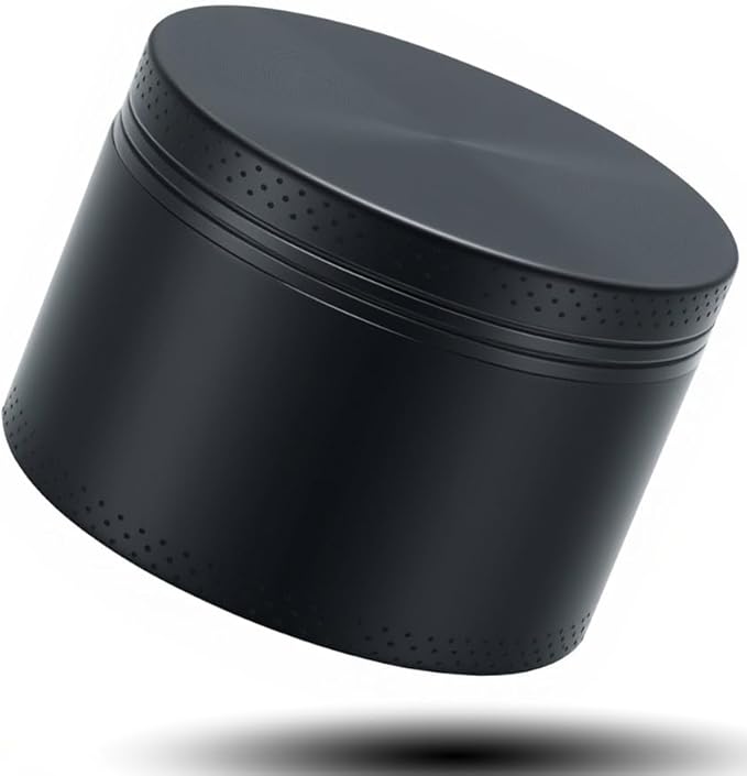 2.5-inch premium Lapping coffee bean jar | heavy-duty aluminum, non stick design, essential for the kitchen - Black ﻿