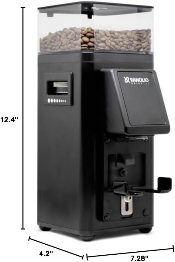 Rancilio Stile SD Semi-Automatic On-Demand Espresso Grinder, 58mm Steel Flat Burr, 300g