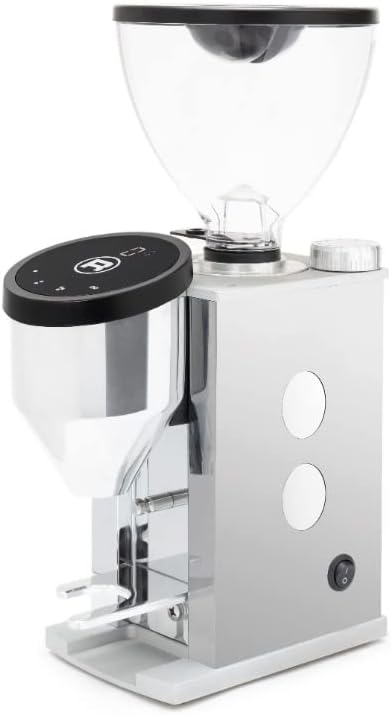 Rocket Espresso Faustino 3.1 Espresso Grinder | 50mm Flat Burrs | Programmable Dosing | (Appartamento White)