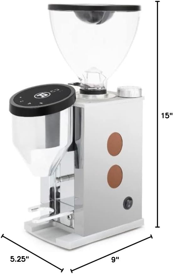 Rocket Espresso Faustino 3.1 Espresso Grinder | 50mm Flat Burrs | Programmable Dosing | (Appartamento Copper)