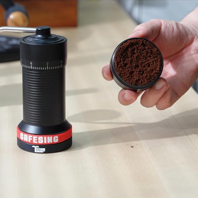 CafeSing ORCA go Flat Burr Manual Coffee Grinder