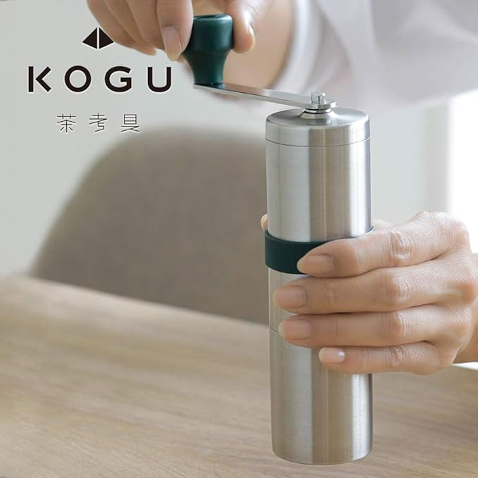 Tea Tools 42173 Tsubamesanjo Tea Mill, Shimomura Plant Powdered Tea Mill, Made in Japan, Manual, Hand Grind, Ceramic Blade, Roughness Adjustable, Slim