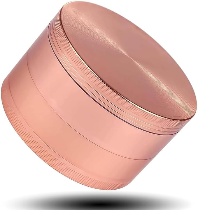2.5-inch premium Lapping coffee bean jar | heavy-duty aluminum, non stick design, essential for the kitchen - Rose Gold