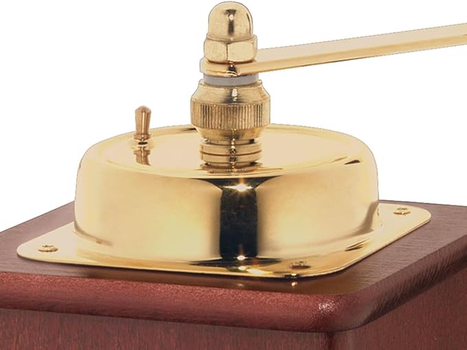Zassenhaus Brasilia Coffee Mill, Beechwood Manual Coffee Bean Grinder, Traditional Hand Crank Coffee Mill (Mahogany)