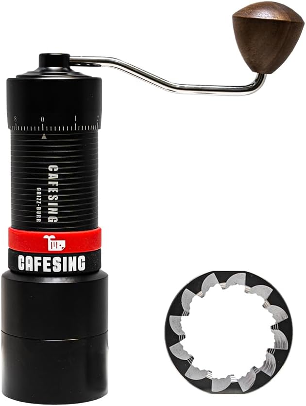 CafeSing GRIZZ 63 Manual Coffee Grinder, 63mm Conical Burr