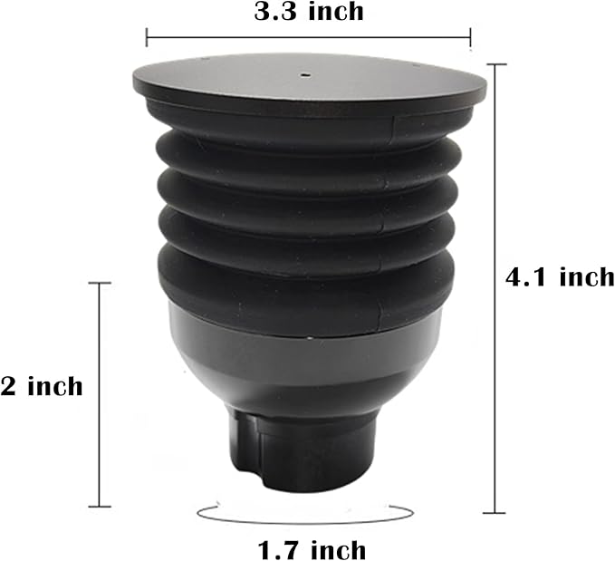 Single Dose Hopper with Silicone Bellow and Aluminum Lid,Coffee Grinder for Eureka Mignon Grinder 2 in 1 Function MMG Accessories Hand Pressure Bellow for Home Shop to Clean and Collect Coffee Grounds