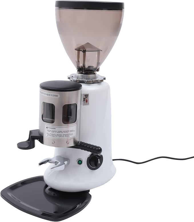 350 W Conical Burr Coffee Grinder, 1200g Commercial Espresso Coffee Grinder - Heavy Duty Cast Aluminum Body/Extra Wide Dosing Capability (US Stock)