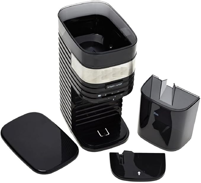 12-Cup Burr Mill Coffee Grinder, Black