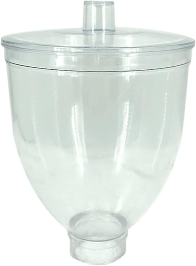 2PCS Coffee Grinder Part Hopper for N600 Machine,Prevent Jump Function,Coffee, Transparent & Yellow
