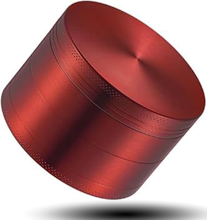 2.5-inch premium Lapping coffee bean jar | heavy-duty aluminum, non stick design, essential for the kitchen - Red