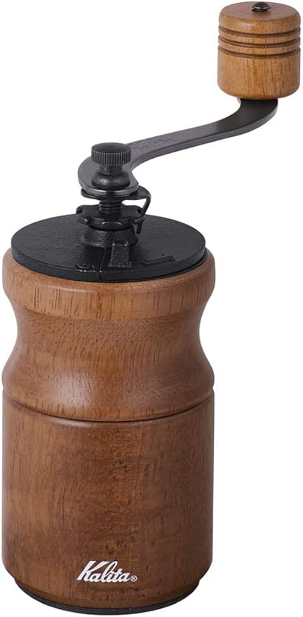Carita Coffee Grinder, Wood, Durable Cast Iron Cutter, KH-10BR, Brown #42169, Hand Grinder, Hand Mill, Handmill, Handmill, Handmill, Handmill, For Beginners, Small, Portable, Mountaineering, Cafe,