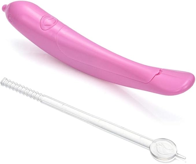 TuTuYa Latte Pen, Electric Coffee Pen Spice Pen for Latte & Food DIY, Works with Cinnamon/Salt/White sugar/Fine Coffee Grinds,Powered by Battery (Purple)