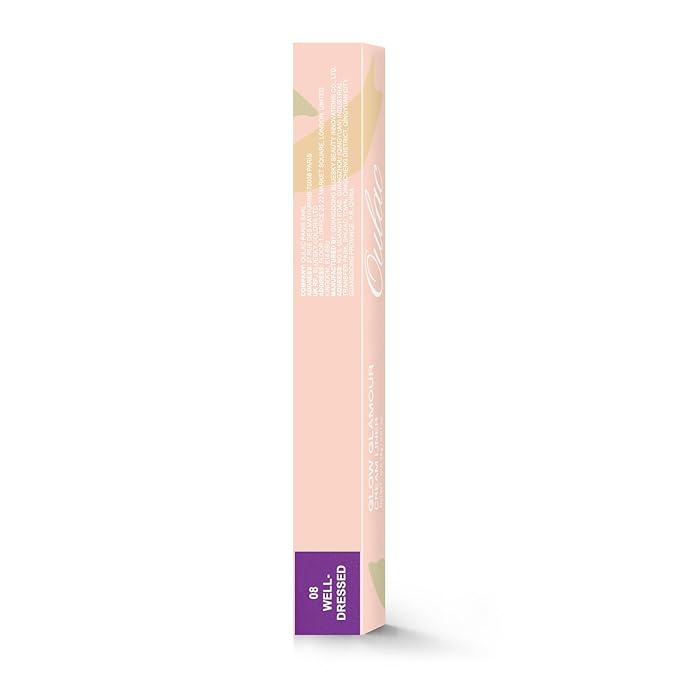 Oulac Matte Purple Eyeliner Pencil, Waterproof Retractable Eye Liner Pen, Smooth and Creamy Eye Makeup for Precision Application Vegan & Cruelty-Free, 08 Well-dressed