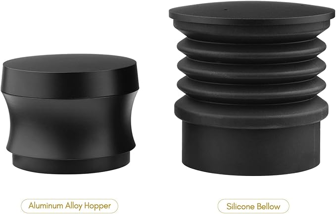 Aluminum Alloy Single Dose Hopper with Silicone Bellow Coffee Grinder Accessories Replacement for MAZZER mini Coffee Grinder