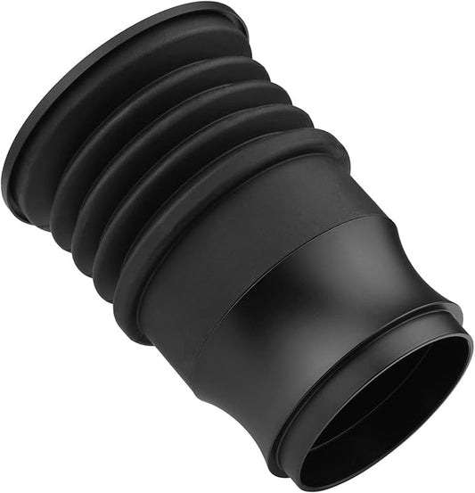 Aluminum Alloy Single Dose Hopper with Silicone Bellow Coffee Grinder Accessories Replacement for MAZZER mini Coffee Grinder