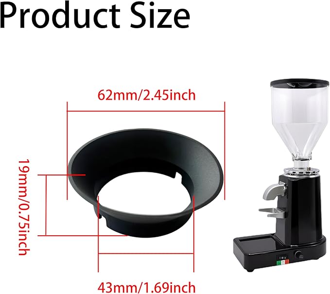 3PCS Gasket Replacement, Reliable Silicone Gasket Ring Electric Grinder, Compatible Coffee Grinder Parts