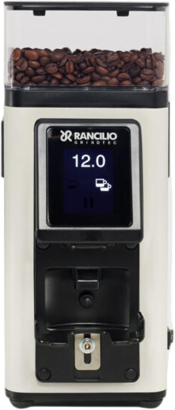 Rancilio Stile OD On-Demand Touchscreen Espresso Grinder | 58mm Steel Flat Burr | 300g Hopper | (White)