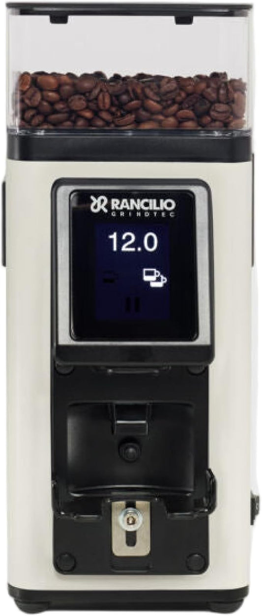 Rancilio Stile OD On-Demand Touchscreen Espresso Grinder | 58mm Steel Flat Burr | 300g Hopper | (White)