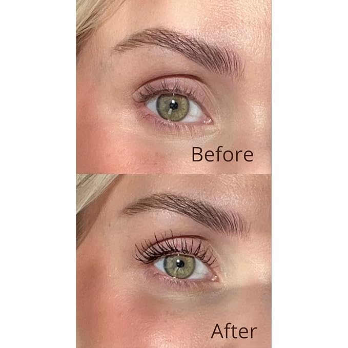 Hypoallergenic Mascara Sensitive Eyes - Smudge-Proof, Sweatproof, Lengthening Mascara with amazing separation of the lashes - Vegan, Non Toxic Mascara Black (Brown, 9 ml)