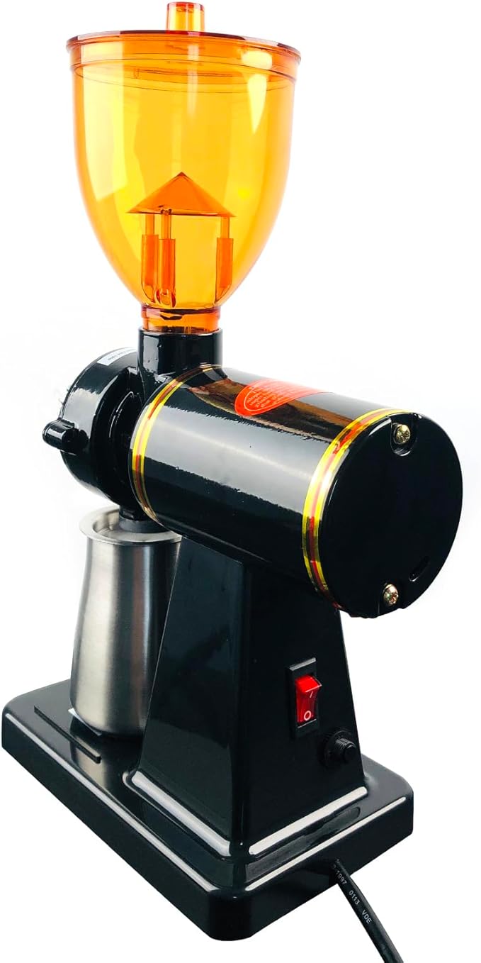 Burr Coffee Grinder, Coffee Grinder Electric Adjustable Burr Mill Coffee Bean Grinder (Black)