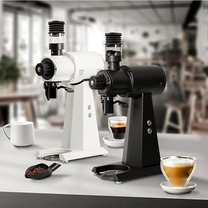 CAFEMASY Clear Single Dose Hopper and Silicone Bellow Compatible with Mahlkonig EK43 Coffee Grinder Cleaning Tool