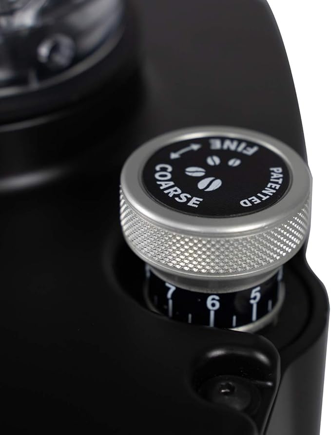 Eureka Atom Specialty 75 Commercial Espresso Grinder - Short Hopper | 75mm Flat Burrs | Silent Technology | Timed Dosing | Stepless | (Black)