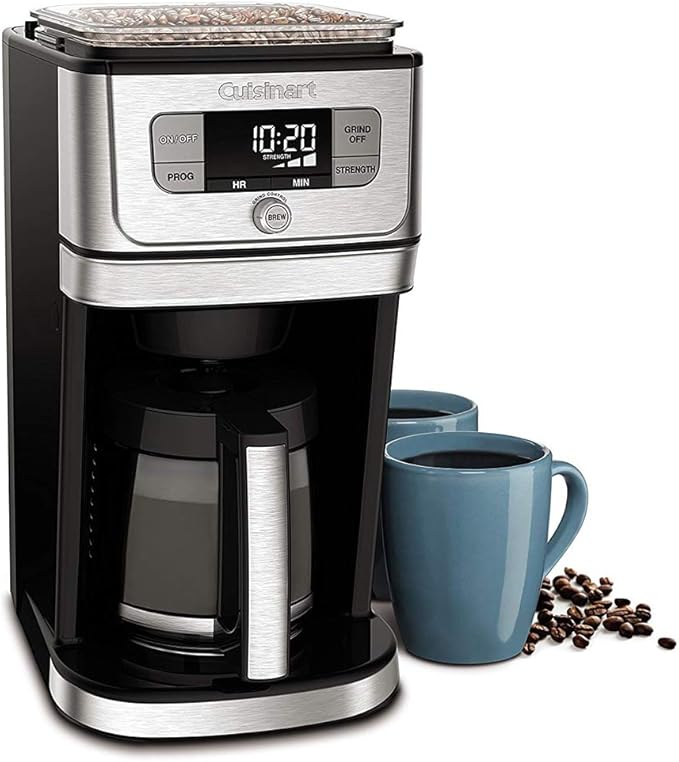 Cuisinart DGB-800 Burr Grind & Brew 12 Cup Coffeemaker Bundle with 1 YR CPS Enhanced Protection Pack