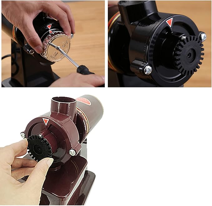 Burr Coffee Grinder, Coffee Grinder Electric Adjustable Burr Mill Coffee Bean Grinder (Black)