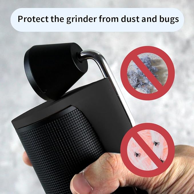Sealed handle storage cover for TIME MORE Chestnut C2-C3 Manual coffee grinder handle Convenient for home storage and camping (C2-C3）