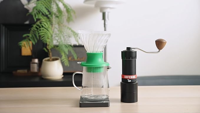 CafeSing GRIZZ 63 Manual Coffee Grinder, 63mm Conical Burr