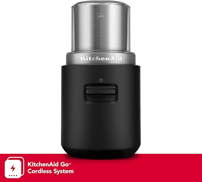 KitchenAid Go™ Cordless Blade Grinder - battery included, KBGR111, Black Matte