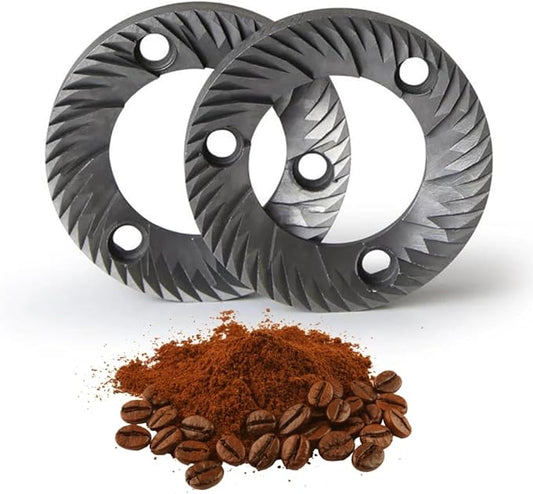 Fiorenzato 64mm Burr Set Suitable For F64 EVO Coffee Grinder, Coffee Grinder Replacement Burrs, Grinder Burrs, Standard, Silver