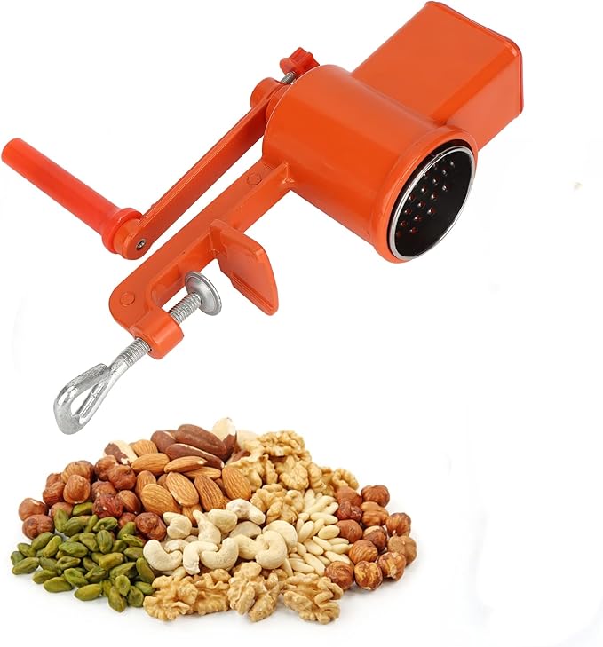 Hand Cranking Grinder, Aluminum Alloy Milling Machine Manual Coffee Grinders for Nuts Grain Corn Wheat Oats