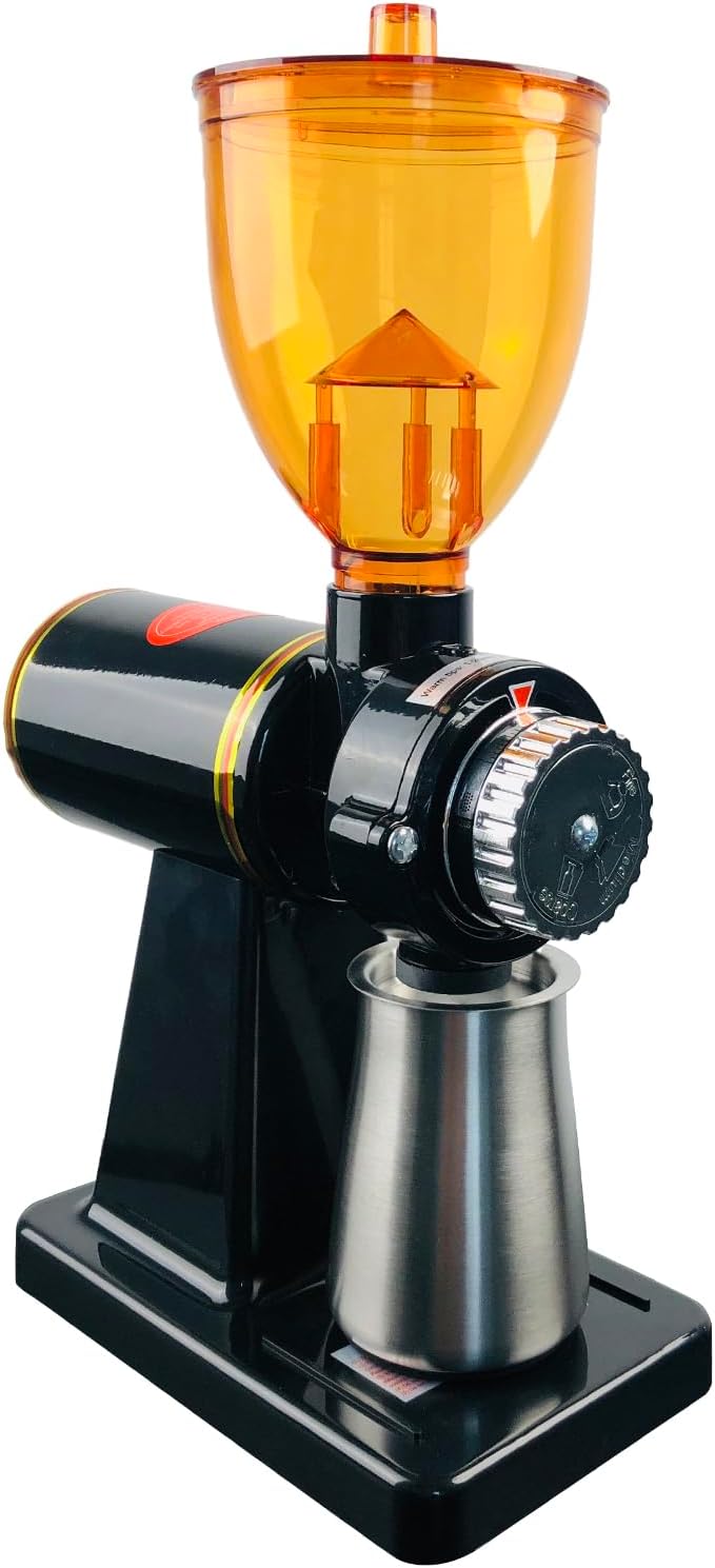 Burr Coffee Grinder, Coffee Grinder Electric Adjustable Burr Mill Coffee Bean Grinder (Black)