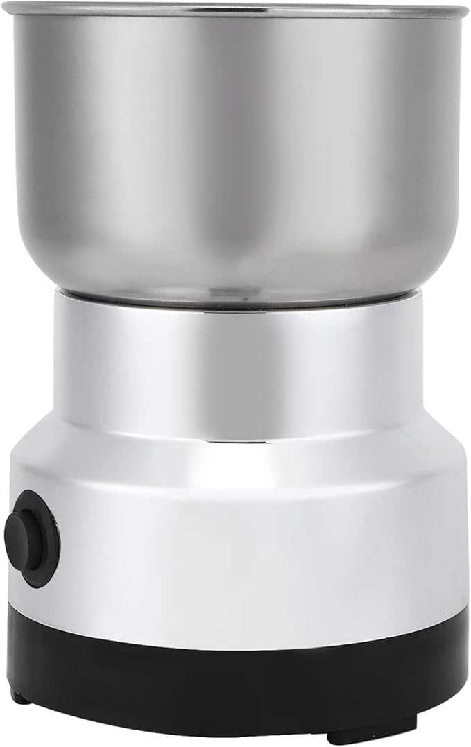 Electric Grinder, 100-200W Multifunctinal Electric Coffee Grinder Kitchen Mill Machine for Grains, Nuts, Beans, Spices(US Plug 110V)