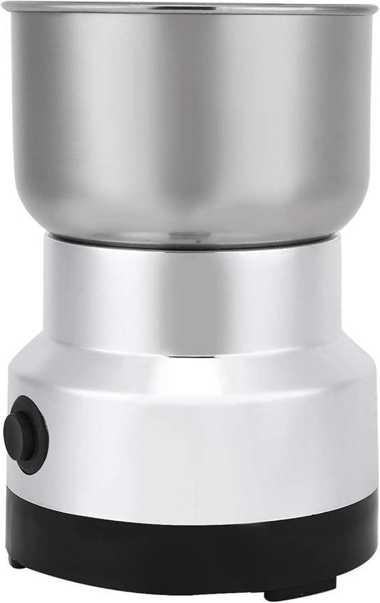 Electric Grinder, 100-200W Multifunctinal Electric Coffee Grinder Kitchen Mill Machine for Grains, Nuts, Beans, Spices(US Plug 110V)